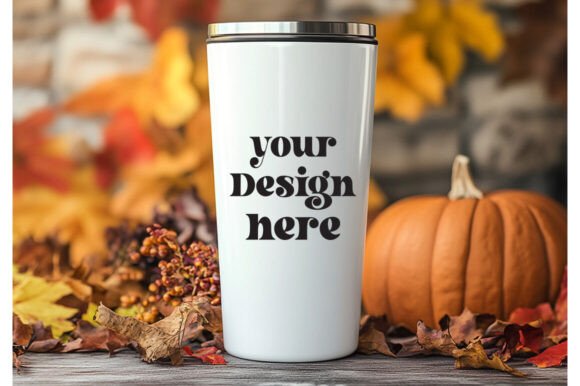 20 Oz Fall Tumbler Mockup 9: Essential Graphics & Product Mockups