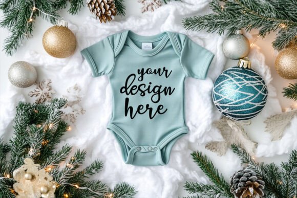 Baby Bodysuit Mockup: Essential Graphics for Product Mockups