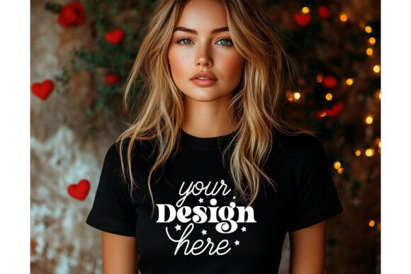 Bella Canvas 3001 Valentine Mockup: Essential Graphics
