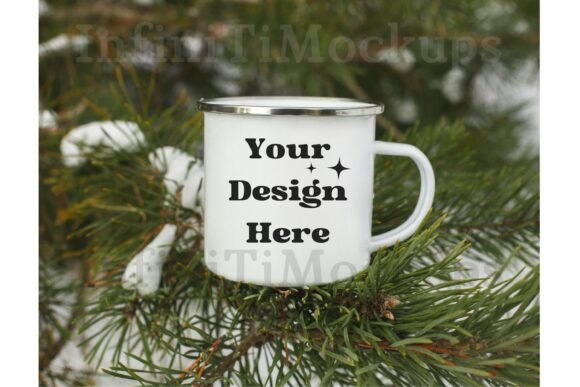 Camping Enamel Mug Mockup: A Designer's Review