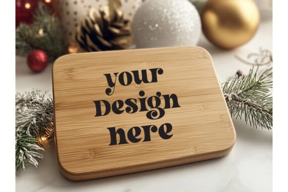 Christmas Cutting Board Mockup 30: Graphics & Product Mockups
