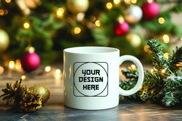 Christmas Mug Mockup: Essential Graphics for Product Mockups