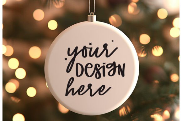 Christmas Ornaments Mockup 77: Graphics & Product Mockups