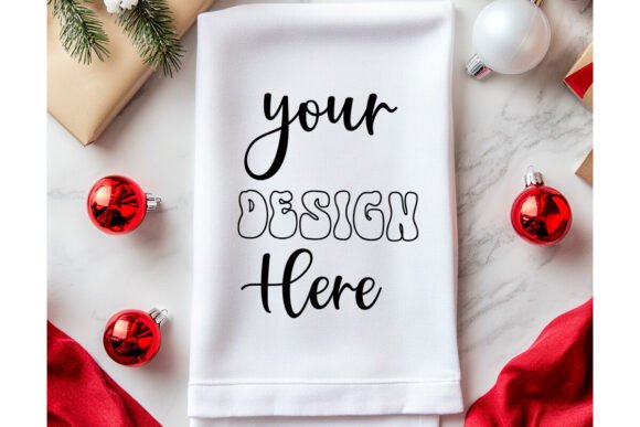 Christmas Towel Mockup 48: Premium Graphics & Product Mockups