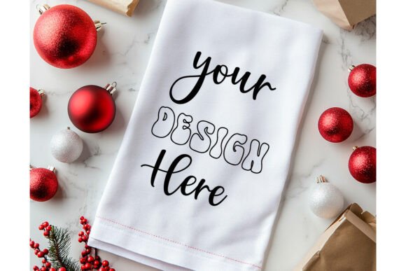 Christmas Towel Mockup 69: Premium Graphics for Product Mockups