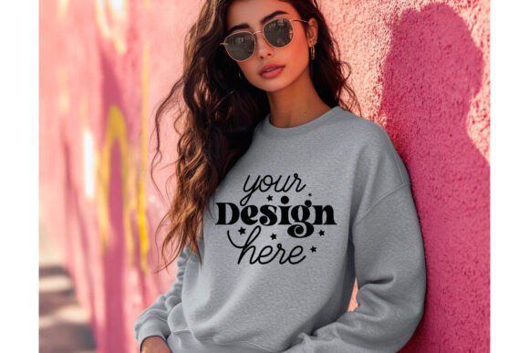 Gildan 18000 Ash Mockup 8: Premium Graphics & Product Mockups