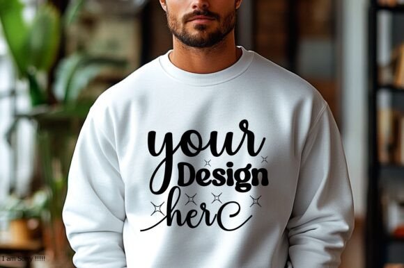 Gildan 18000 Christmas Men Mockup 148: Graphics & Product Mockups