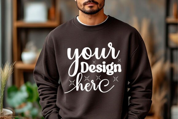 Gildan 18000 Christmas Men Mockup 61: Graphics & Product Mockups