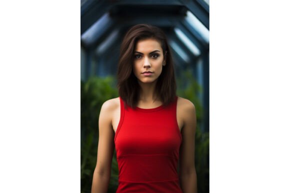Red Tank Top Mockup: Essential Graphics for Product Mockups