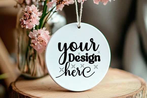 Valentine Round Mockup 68: Graphics for Product Mockups